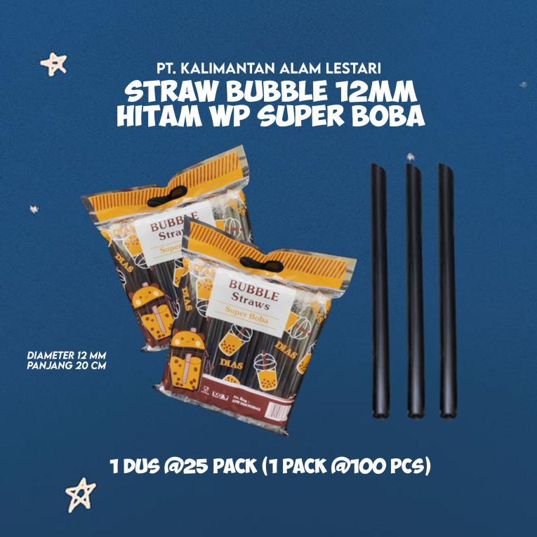 [Dias] - Sedotan Straw Bubble