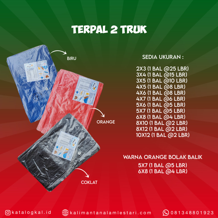 [2 Truk] - Terpal
