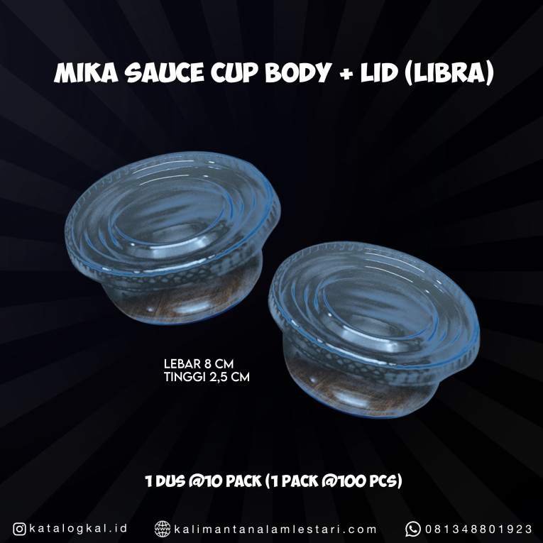 [Libra] - Mika Sauce Cup Body + Lid