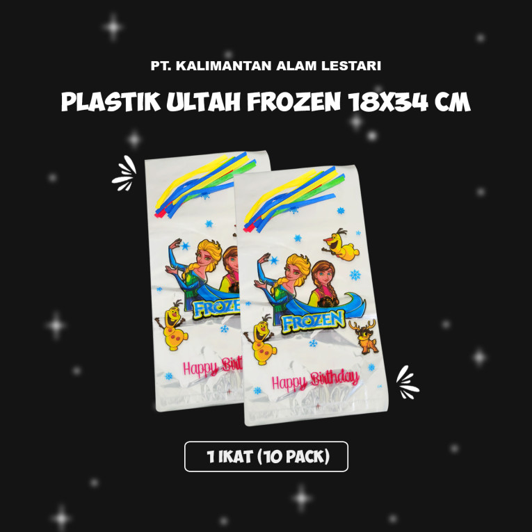[Tenis Meja] - Plastik Ultah Frozen 18X34 cm