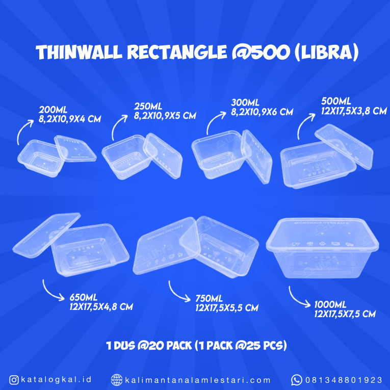 [Libra] - Thinwall Rectangle @500