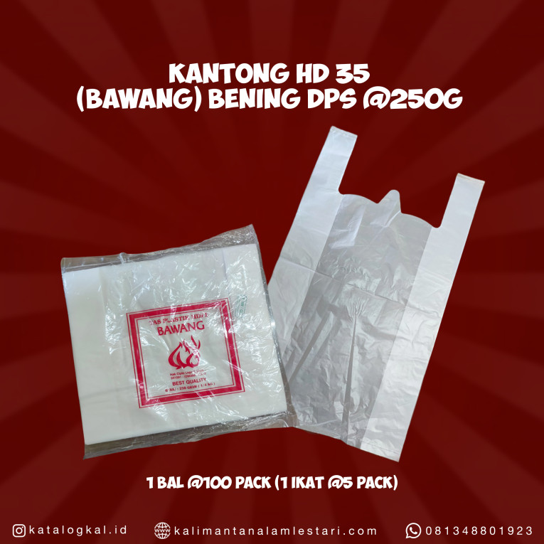 [Bawang] - Kantong HD 35 Bening DPS