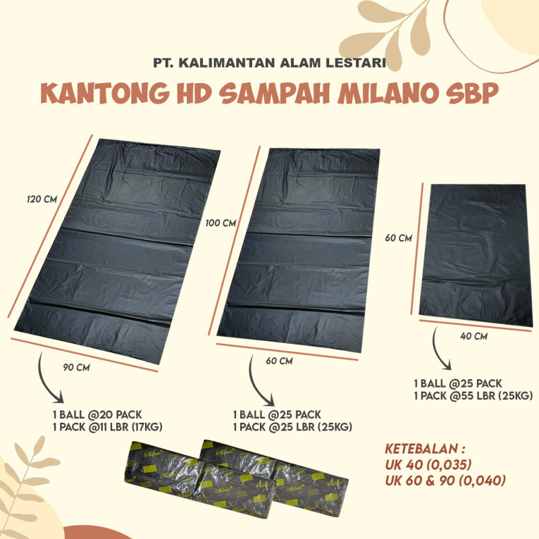 [Milano] - Kantong HD Sampah 