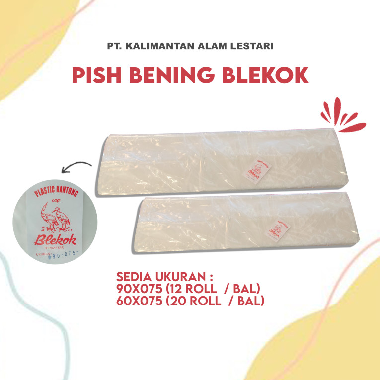 [Blekok] - Plastik PE Pish Bening