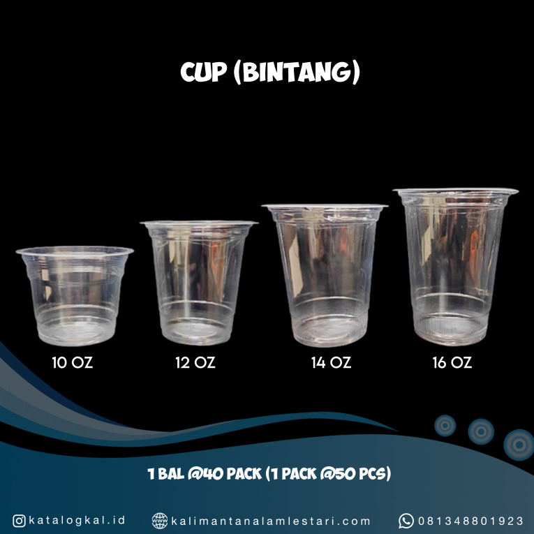 [Bintang] - Cup Plastik