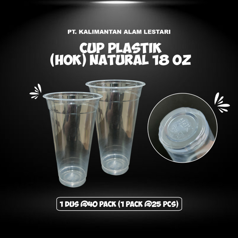 [HOK] - Cup Plastik Natural