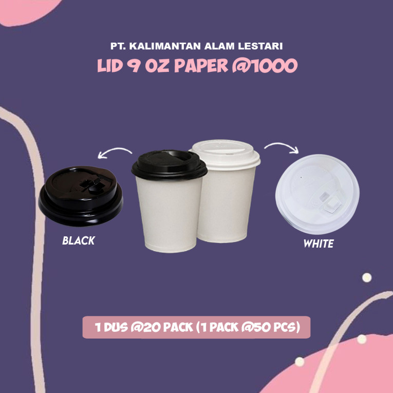 [Starindo] - Lid 9oz Paper @1000
