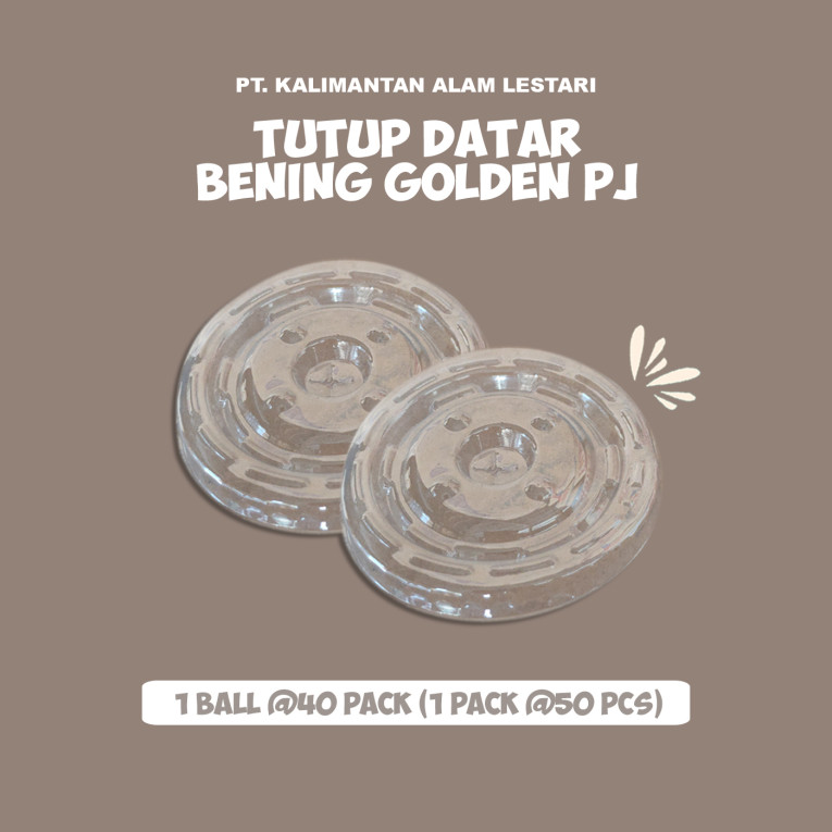 [Golden] - Tutup Datar Bening PJ
