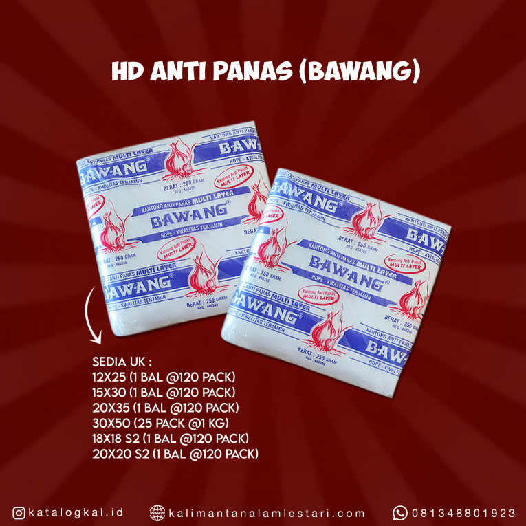 [Bawang] - HD Anti Panas (Pack)